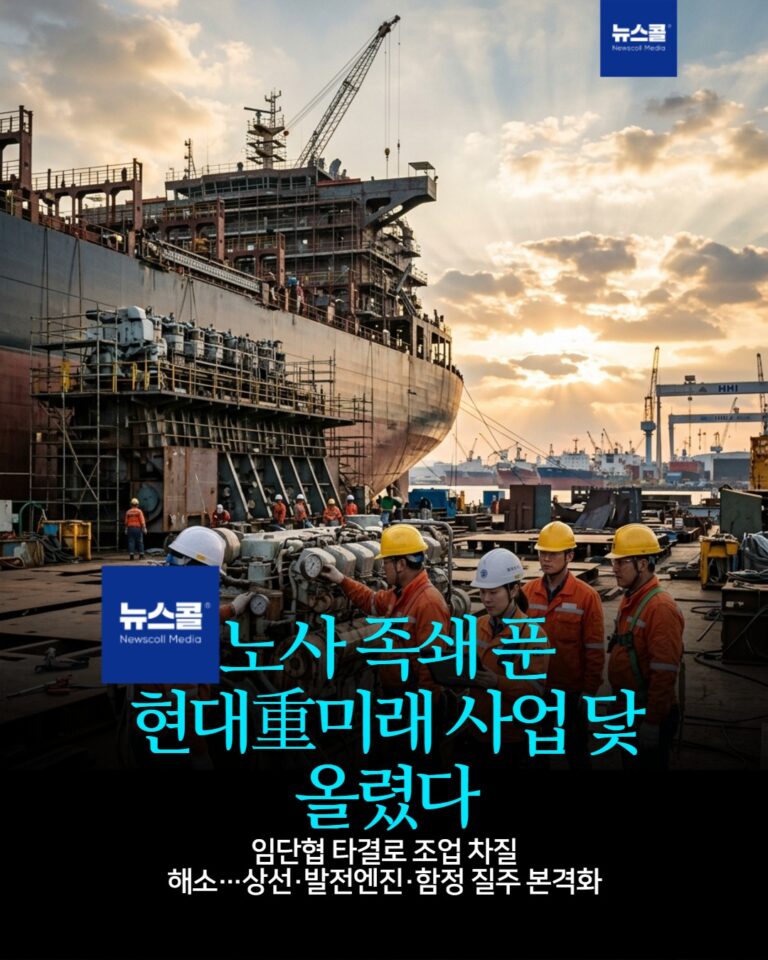 노사 족쇄 푼 현대重미래 사업 닻 올렸다 -